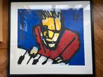 Herman Brood - IK Pianist -70 maal 60 -Zeefdruk in lijst, Ophalen of Verzenden