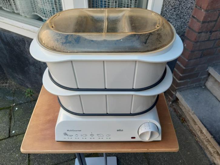 Braun stoomkoker, Multi Gourmet, type 3216., Huis en Inrichting, Keuken | Keukenbenodigdheden, Zo goed als nieuw, Ophalen of Verzenden
