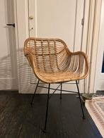 Rotan stoel, Ophalen, Bruin, Metaal, Eén