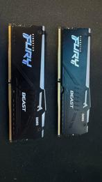 Kingston fury beast 6000mhz c36 32 gb, Computers en Software, Ophalen, 32 GB, Zo goed als nieuw, Desktop