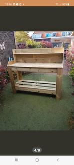 TE KOOP MOOIE NIEUWE BUITENKEUKEN/BARBEQUE TAFEL, Tuin en Terras, Buitenkeukens, Nieuw, Houtskool, Ophalen