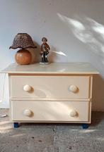 Vintage houten ladenkast jaren 70, Ophalen of Verzenden, Zo goed als nieuw, Minder dan 45 cm, 70 cm of meer