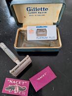 Retro Gillette reis scheermes, Sieraden, Tassen en Uiterlijk, Uiterlijk | Gezichtsverzorging, Ophalen, Zo goed als nieuw, Gehele gezicht