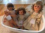 4 grote antieke poppen uit verzameling. Gemerkt., Ophalen of Verzenden, Zo goed als nieuw, Pop