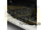 Toyota Aygo Instaplijsten (2x) tekst ''Aygo" design sport Or, Verzenden, Nieuw, Toyota