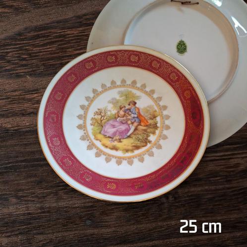 Decoratief Bord Fragonard - 25cm, Antiek en Kunst, Antiek | Porselein, Ophalen of Verzenden
