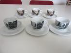 Espresso Cups -3 x d'Ancap (Frits Berends) + 3 ESPRESSO CUPS, Ophalen of Verzenden, Zo goed als nieuw, Overige stijlen, Kop(pen) en/of Schotel(s)