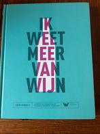 Ik weet meer van wijn, Boeken, Studieboeken en Cursussen, Ophalen, Alpha, Zo goed als nieuw, MBO