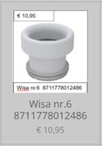 Wisa nr.6 8711778012486, Ophalen of Verzenden, Nieuw, Toilet