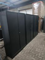 Zwarte Ahrend metalen roldeurkasten/archiefkasten, Gebruikt, 100 tot 150 cm, R, Ophalen of Verzenden