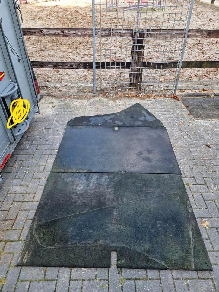 Trailermat/ Stalmat, Dieren en Toebehoren, Paarden en Pony's | Overige Paardenspullen, Zo goed als nieuw, Overige soorten, Ophalen