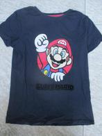 Super Mario T-shirt donker blauw maat 152 shirt korte mouw, Kinderen en Baby's, Kinderkleding | Maat 152, Jongen, Ophalen of Verzenden