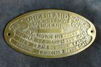 antiek koperen plaat: Sunderland Force & engineering England, Antiek en Kunst, Antiek | Gereedschap en Instrumenten, Ophalen of Verzenden