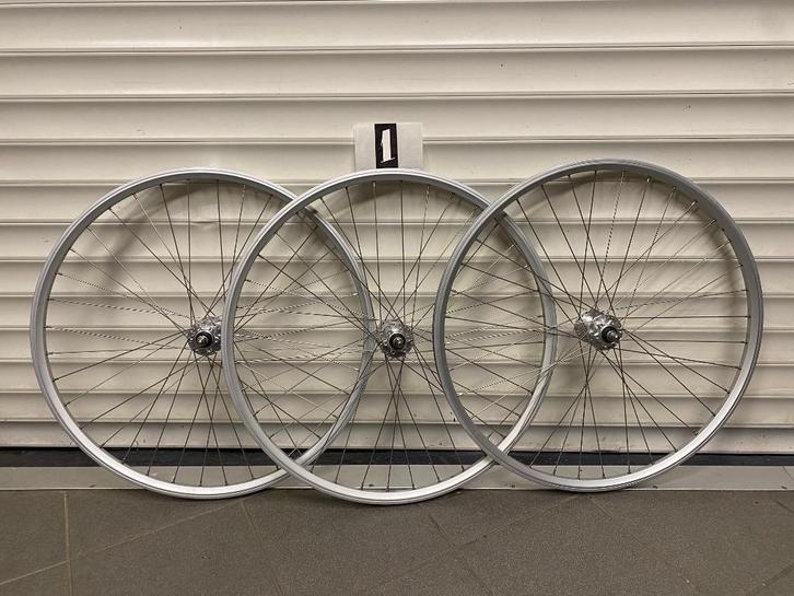 28 Inch fiets wielen elec /gewoon voor/achter  terugtraprem, Fietsen en Brommers, Fietsonderdelen, Zo goed als nieuw, Algemeen