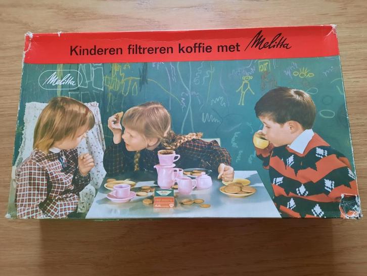 Vintage Kinder Melitta Koffieservies Van Nelle, Kinderen en Baby's, Speelgoed | Overig, Gebruikt, Jongen of Meisje, Verzenden