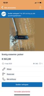 Putter scotty cameron, Sport en Fitness, Golf, Ophalen, Zo goed als nieuw, Club