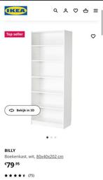 NOG 1 OVER - IKEA billy boekenkast 80x40x202 wit, Huis en Inrichting, Kasten | Kledingkasten, 50 tot 100 cm, 25 tot 50 cm, Met plank(en)