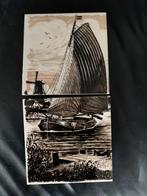 Twee tegels, Antiek en Kunst, Antiek | Wandborden en Tegels, Ophalen of Verzenden