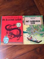 Avonturen van Kuifje | Blauwe lotus & het gebroken oor, Boeken, Meerdere stripboeken, Ophalen of Verzenden, Zo goed als nieuw