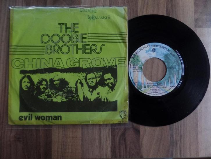 single  The Doobie Brothers - China Grove, Cd's en Dvd's, Vinyl Singles, Gebruikt, Single, Rock en Metal, 7 inch, Ophalen of Verzenden