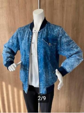 Asos design Denim bomber spijkerjack tussenjas mt. L