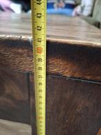 Massief Houten Salontafel, Huis en Inrichting, Tafels | Salontafels, Ophalen, Gebruikt, 100 tot 150 cm, 50 tot 100 cm
