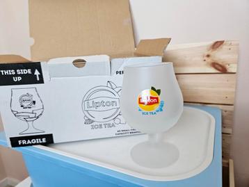 6 LIPTON ice tea glazen beschikbaar voor biedingen