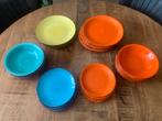 Gezellig kleurrijk servies., Ophalen, Gebruikt, Bord(en), Overige stijlen