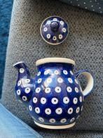 Klein Pools theepotje - Handgemaakt, Huis en Inrichting, Keuken | Servies, Ophalen, Gebruikt, Keramiek, Overige typen