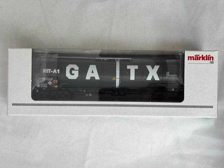 Märklin H0, 2 zwarte ketelwagens GATX, type ZANS;  uit 47546, Hobby en Vrije tijd, Modeltreinen | H0, Nieuw, Wagon, Wisselstroom