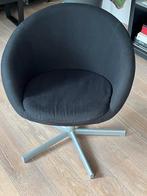 IKEA Skruvsta Zwarte Draaistoel, Huis en Inrichting, Ophalen, Gebruikt, Zwart, Eén