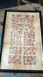 geboorte dag  van een Maya indianen, Antiek en Kunst, Ophalen of Verzenden