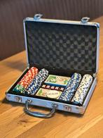 Poker Set met Koffer - Compleet!, Hobby en Vrije tijd, Gezelschapsspellen | Kaartspellen, Ophalen of Verzenden, Gebruikt