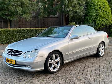 Mercedes-Benz CLK-klasse Cabrio 200 K. Avantgarde 2003 leer! beschikbaar voor biedingen