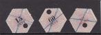 1877-1903, Telegramzegels, nrs. TG5, TG10 en TG11,  gebr., Postzegels en Munten, Postzegels | Nederland, Verzenden, T/m 1940, Gestempeld