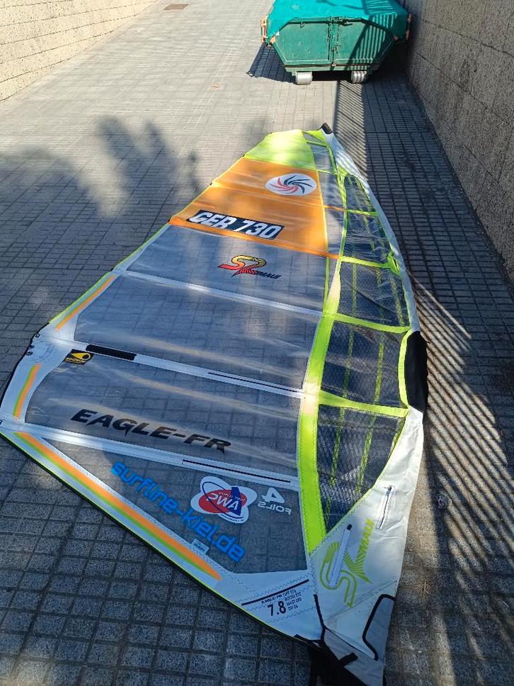 Foilsail: S2 Maui Eagle FR 2024, Watersport en Boten, Windsurfen, Gebruikt, Zeil, Met draagtas, 5 tot 7 m², Ophalen of Verzenden