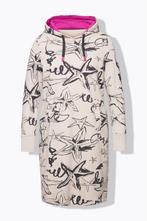Hoodie Jurk met Sterrenprint, Beige, Maat 46/48 (XL) of groter, Ophalen of Verzenden, Boven de knie