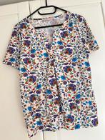 Studio anneloes flower shirt M lila/kobalt/groen, Kleding | Dames, Maat 38/40 (M), Ophalen of Verzenden, Zo goed als nieuw, Korte mouw