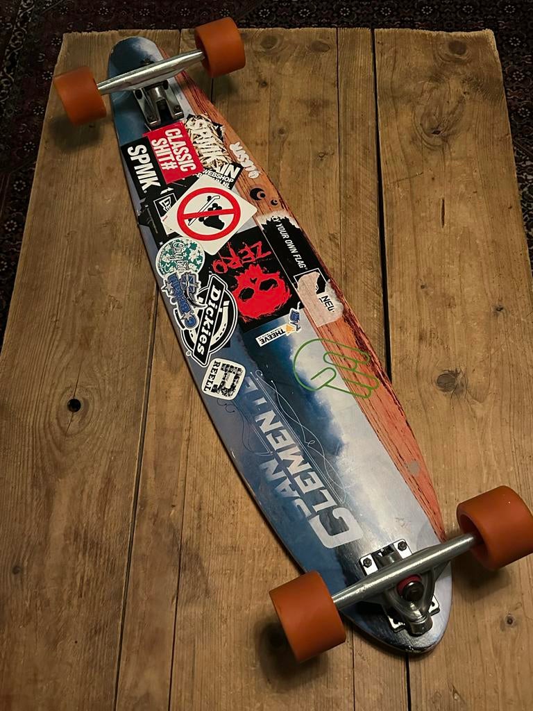 Longboard Skateboard - San Clemente - Gebruikt, Sport en Fitness, Skateboarden, Ophalen of Verzenden, Gebruikt, Skateboard, Longboard