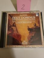 Handel - Dixit Dominus - CD, Cd's en Dvd's, Ophalen of Verzenden, Barok, Zo goed als nieuw, Vocaal