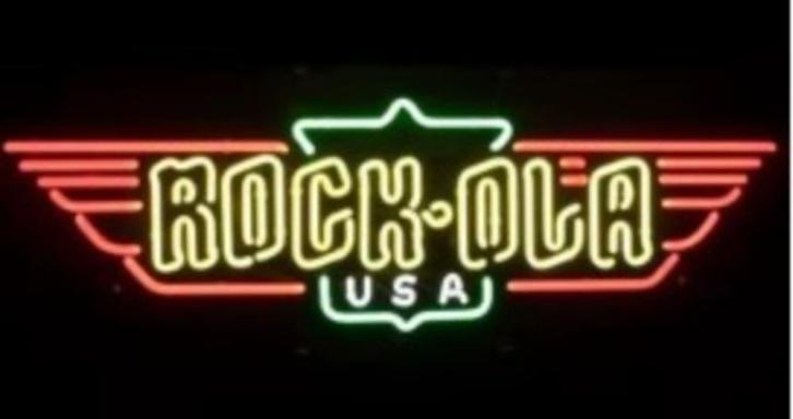 Rock-ola rockola neon veel andere jukebox decoratie neons, Verzamelen, Merken en Reclamevoorwerpen, Gebruikt, Lichtbak of (neon) lamp