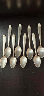 8 Sola lepeltjes verzilverd mat NH 90, Antiek en Kunst, Ophalen of Verzenden