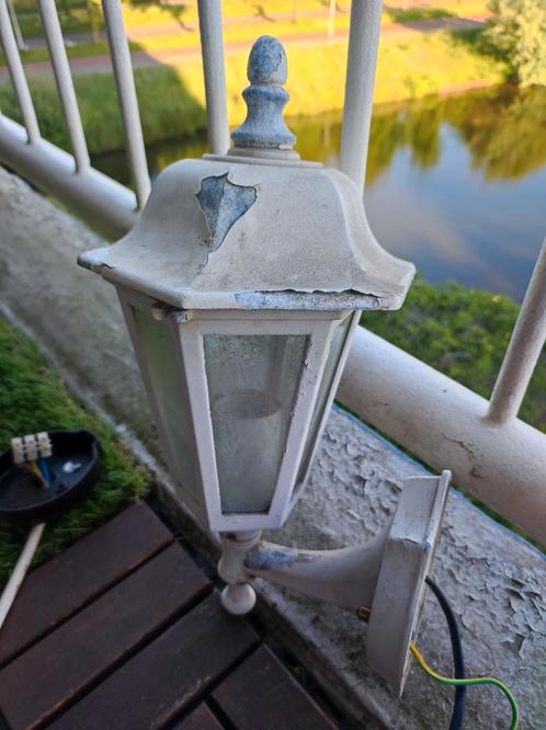 Buitenlantaarn vintage, Tuin en Terras, Buitenverlichting, Gebruikt, Ophalen