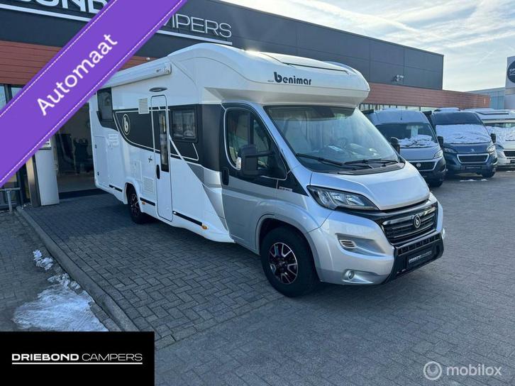 Benimar Mileo 268 9T-Automaat Enkele Bedden Hefbed EP Level, Caravans en Kamperen, Campers, Bedrijf, tot en met 4, Half-integraal