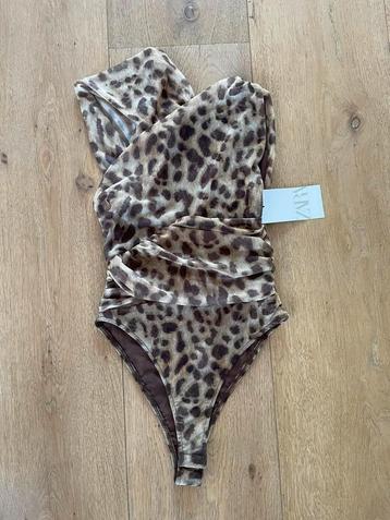 Bodysuit, luipaardprint  ZARA  "Nieuw"  (maat S) beschikbaar voor biedingen