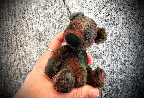 Beer Verzamel teddybeer teddy bear handgemaakt beweegbaar, Verzamelen, Beren en Cherished Teddies, Nieuw, Stoffen beer, Overige merken