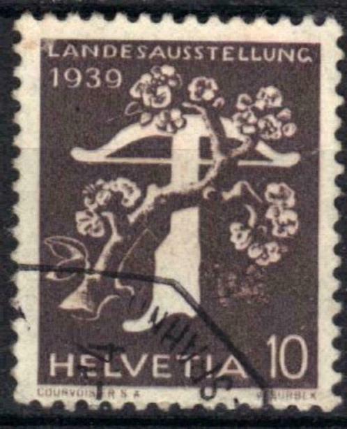 Zwitserland 1939 - Yvert 338 - Nationale tentoonstellin (ST), Postzegels en Munten, Postzegels | Europa | Zwitserland, Gestempeld