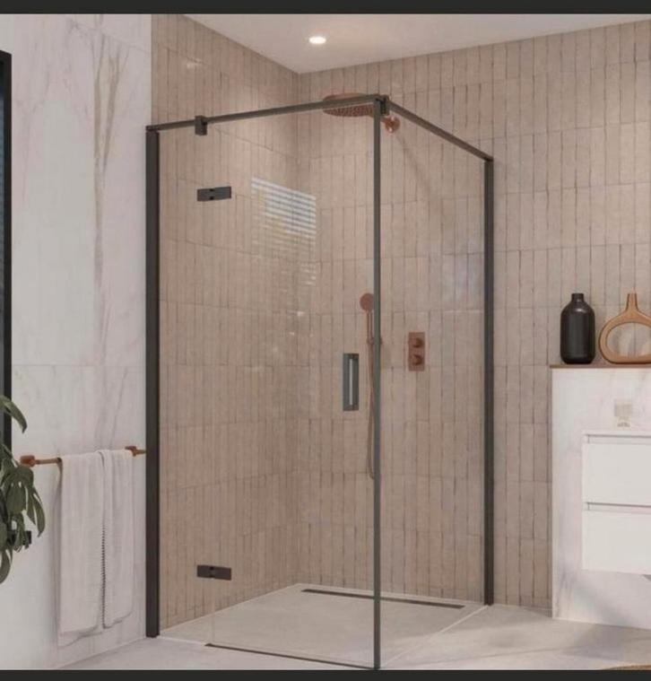 Prachtige gloednieuwe douchewand plus deur, Doe-het-zelf en Verbouw, Sanitair, Nieuw, Douche, Glas, Ophalen