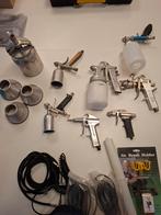 Airbrush Paasche apparatuur compleet+benodigdheden+verf, Ophalen of Verzenden, Nieuw