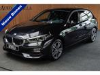 BMW 1-serie 118i Aut. Leer Navi ACC Elektr bedienbare achter, Gebruikt, Leder en Stof, Zwart, Origineel Nederlands